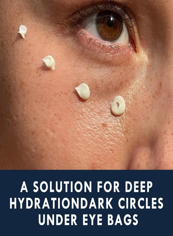 Oxbraver علاج أوكسبرافر للهالات السوداء تحت العين للرجال: كريم للعين بالكافيين مع بكرة تبريد - يقلل الانتفاخ والهالات السوداء - كريم مرطب يومي لمنطقة تحت العين - Image 2